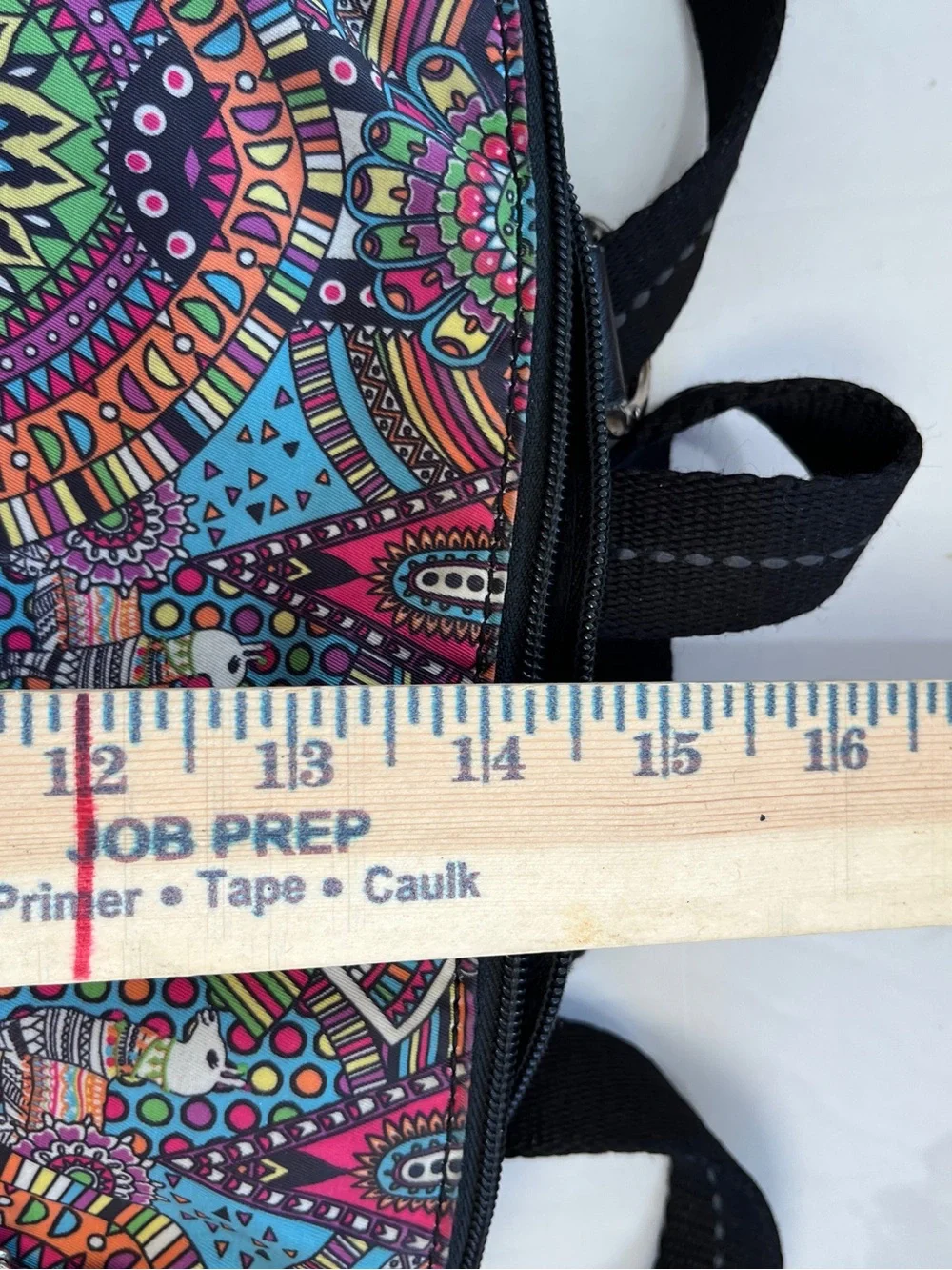 Sakroots Colorful Mandala Print Backpack Travel Daypack Llama Charm